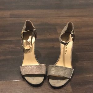 Gold Katy Perry sandals